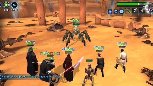 Auto Battle ROTE: Geonosis Lord Vader vs Acklay смотреть онлайн
