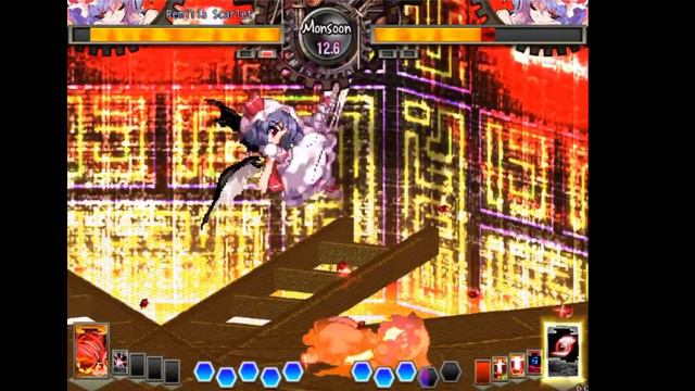Touhou Hisoutensoku Sakuya vs Sakuya, Remilia vs Remilia e Reimu vs Reimu смотреть онлайн