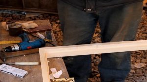 Строю баню 3. Врезка петель в дверь.