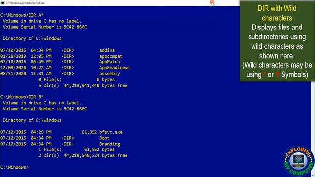Windows Command Line Tutorial | DOS Commands | Command Line Commands смотреть онлайн