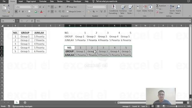 Cara Transpose Excel | 2 menit Ubah Vertikal ke Horizontal dan Sebaliknya | Belajar Excel - excel e смотреть онлайн