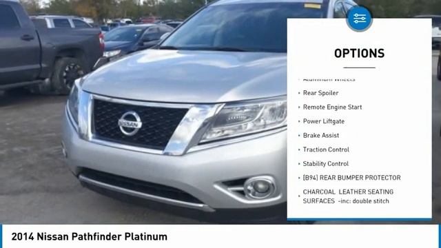 2014 Nissan Pathfinder U004614A смотреть онлайн
