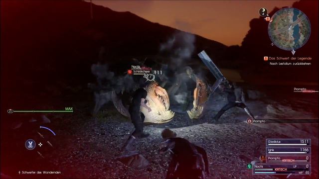 Final Fantasy 15 XV German HD 60 Fps Gameplay #27 Die Schwerter des Wanderden Twinblade Königswaffe смотреть онлайн