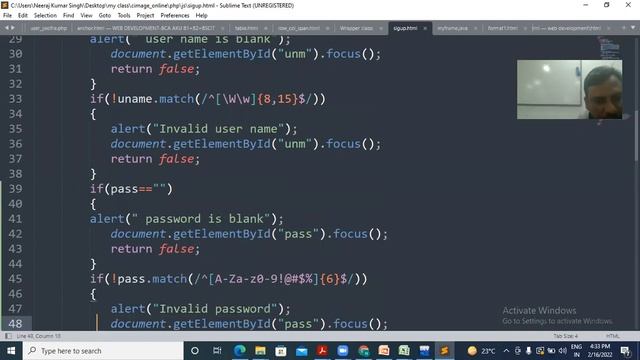 PHP(DATA VALIDATION )FOR BCA & BSCIT 2ND YEAR,PPU,16-02-22 смотреть онлайн