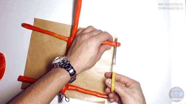 Rubber Gum - bendable toys/ Изготовление кукол на каркасе из Резинового Пластилина смотреть онлайн