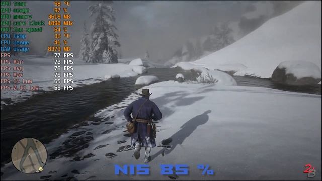 Red dead redemption 2: NIS ON/OFF |GTX 1060 6 GB + i5 12400f| смотреть онлайн