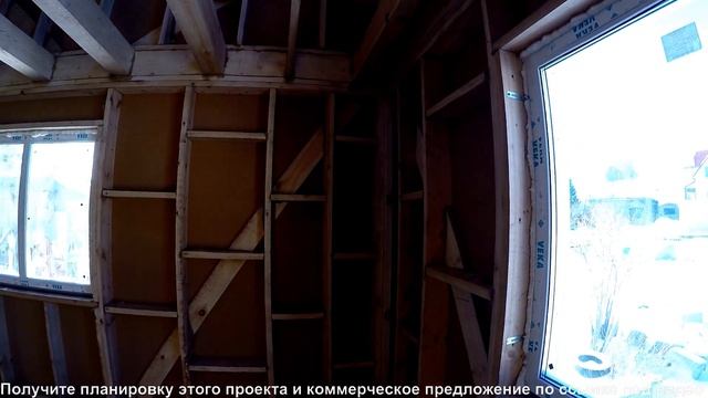Построен каркасный дом 9х9 СНТ "Вперед". Объект сдан 08.02.2019 ||| СК Дачник смотреть онлайн