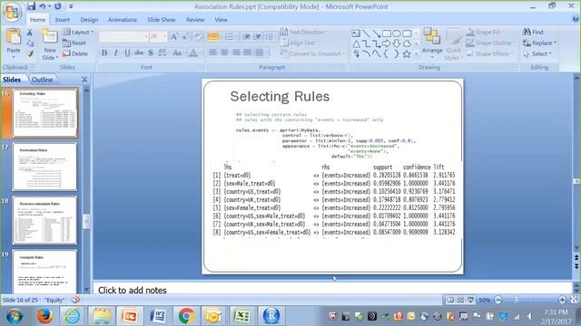 DATA 630 Apriori rules in R Spring 2017, February 17 смотреть онлайн