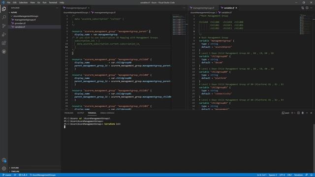 Creating Azure Management Groups using Terraform смотреть онлайн