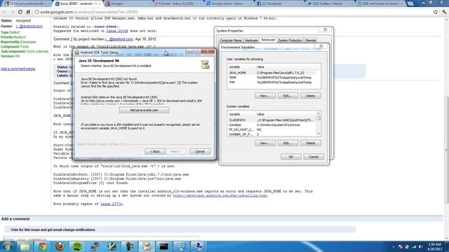 Installing Android SDK on Windows 7 x64 Java SDK x64 смотреть онлайн