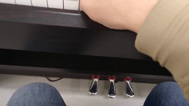 Yamaha Arius YDP-141 digital piano and stool in dark rosewood. stock number 22202 смотреть онлайн