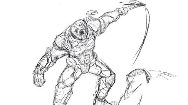 Doomslayer V Marauder Drawing