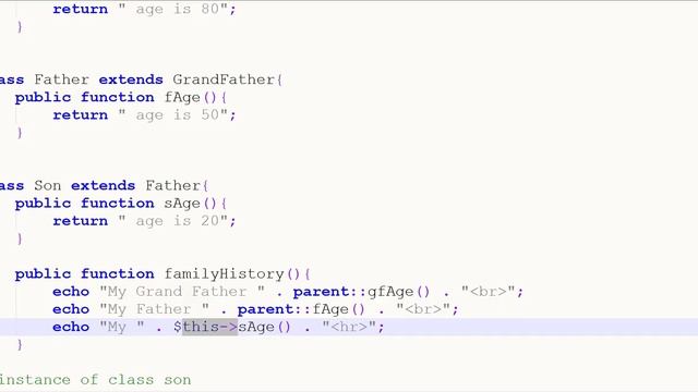 PHP Object Oriented Programming - MultiLevel Inheritance смотреть онлайн