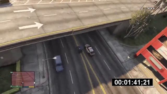 GTA V - Funny Moments, Golf Buggy Getaway Attempt 1!