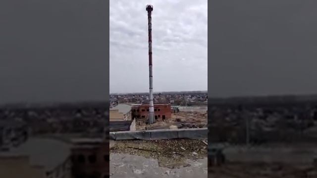 Снос трубы высотой 70 метров Челябинск Троицкий тракт смотреть онлайн