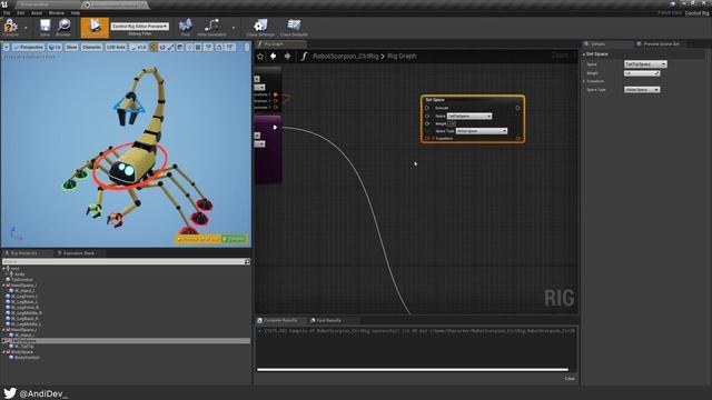 UE4: Control Rig - Waggle the tail смотреть онлайн