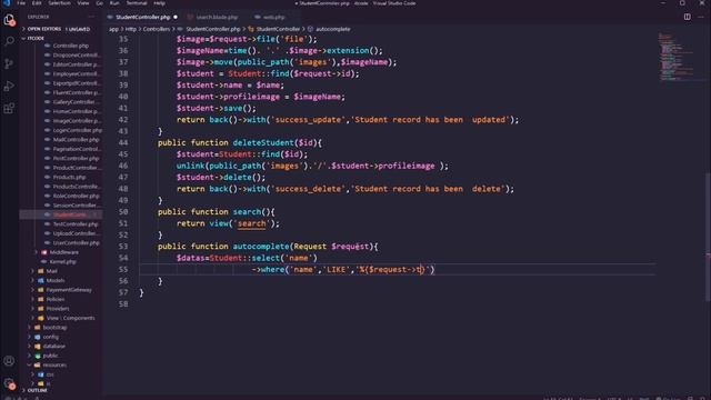 44-Laravel 8 Tutorial - Autocomplete Search لارافيل 8 смотреть онлайн