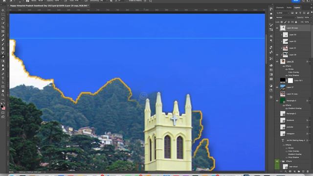 Happy Himachal Pradesh Statehood Day | 25 Jan 2023 in ✅ Photoshop Tutorial ❤️ | Graphic Art Sangla смотреть онлайн