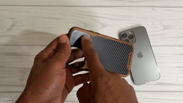 TENDLIN Wood Grain And Carbon Fiber Case For iPhone 13 Pro Max Unboxing And Review смотреть онлайн