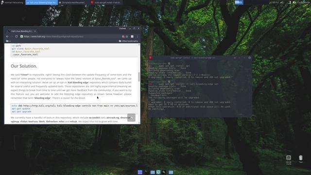 How to use Bleeding Edge Repo's [Kali Linux] смотреть онлайн