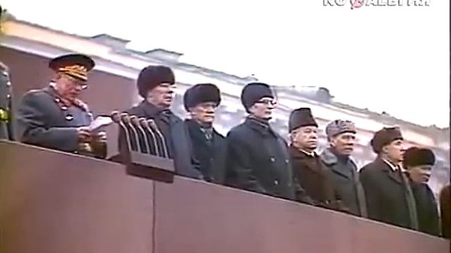 7 ноября 1981г. Москва. Красная площадь. Военный парад. смотреть онлайн