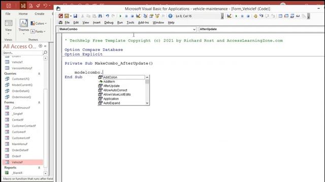 Building a Vehicle Maintenance Database in Microsoft Access. Log Service, Costs, Dates, Mileage. смотреть онлайн