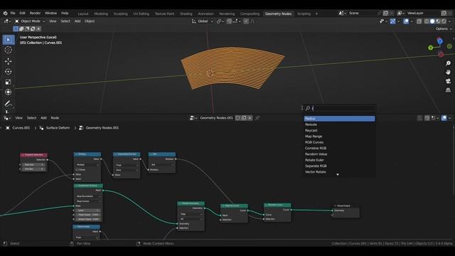 Convert Mesh to Hair in Blender (Geometry Nodes) смотреть онлайн