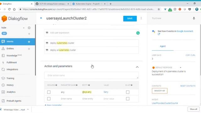 Deploy Kubernetes Cluster using Google's Dialogflow/Voice смотреть онлайн