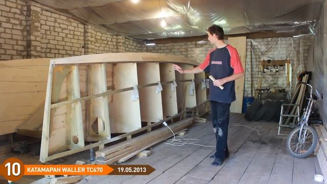 Строительство катамарана Waller TC 670 (выпуск 10) смотреть онлайн