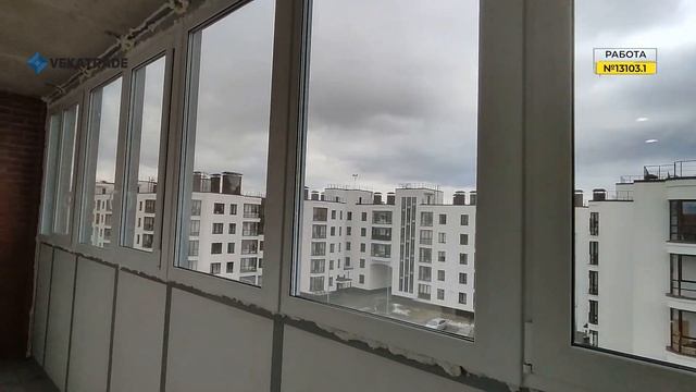№13103.1 Петергоф, Парковая 18-5 Остекление балкона ЖК Новый Петергоф смотреть онлайн