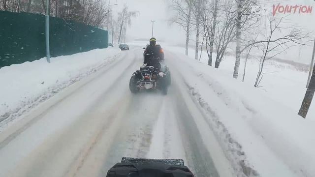 Засадили даже BRP на гусеницах! Снежный АД!!! смотреть онлайн