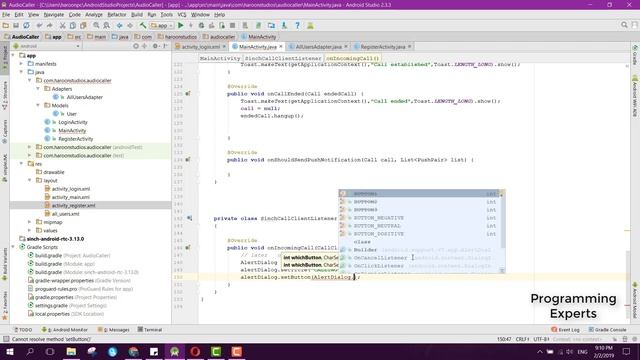 #7 App to App Calling using Firebase & Sinch SDK Android Studio Tutorial смотреть онлайн