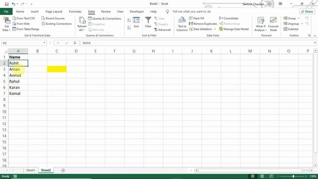 How to CREATE DYNAMIC DATA VALIDATION in Excel | Extend Drop Down | Hindi смотреть онлайн