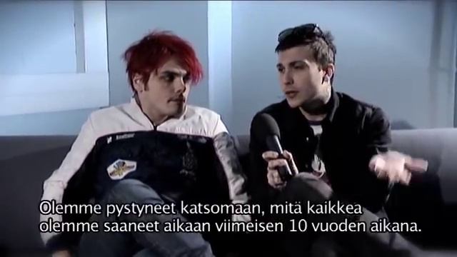 Interview with Gerard Way & Frank Iero 2011 смотреть онлайн