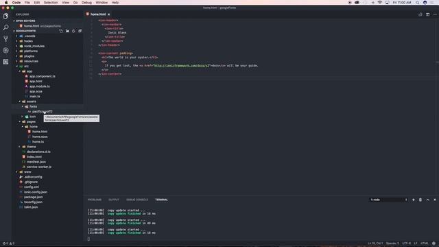 How To Use Google Fonts in Ionic 2 or 3 Apps смотреть онлайн