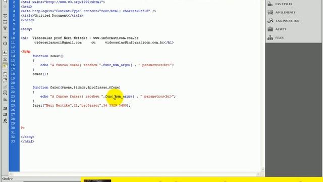 aula 2912 php - func_get_args e func_get_arg retornando argumentos.avi смотреть онлайн