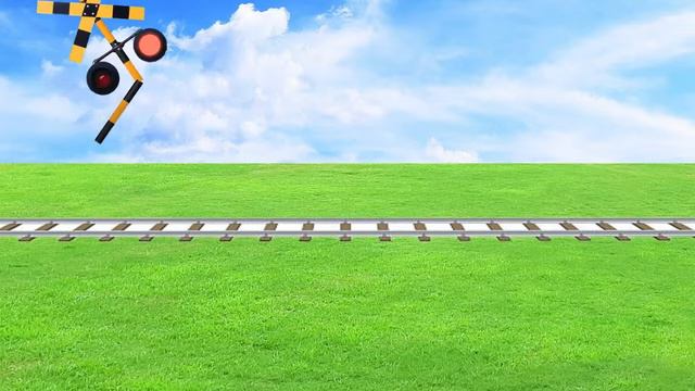 【踏切アニメ】ふみきりカンカンの日常 1550 ♪Railroad Crossing Daily Life 1550  ♫
