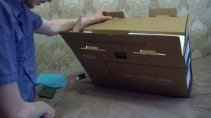 Распаковка монитора MSI PRO MP242V (часть 1)