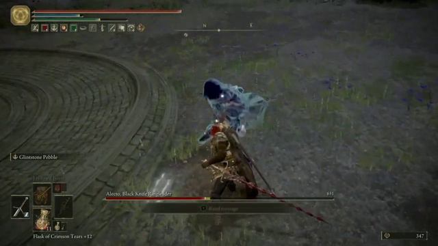 Elden Ring how to beat or cheese Alecto black knife ringleader and get black knife Tiche easy смотреть онлайн