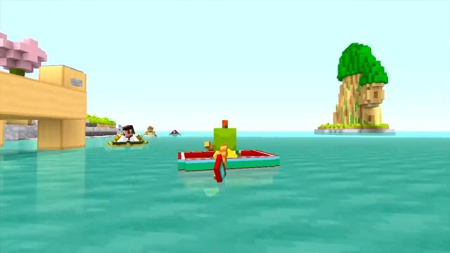 Minecraft Wii U - Nintendo Fun House - STUPID BOAT CONTEST [57] смотреть онлайн