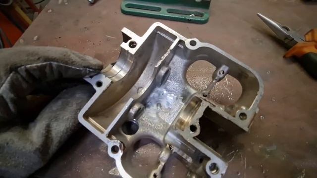 Сварка крышки блока цилиндров мотоцикла ? и настройки TIG аппарата.