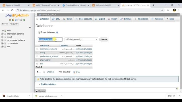 Drupal 8 Tutorial for Beginner Lesson-2: How to install Xampp Server & Drupal 8 - Hindi смотреть онлайн