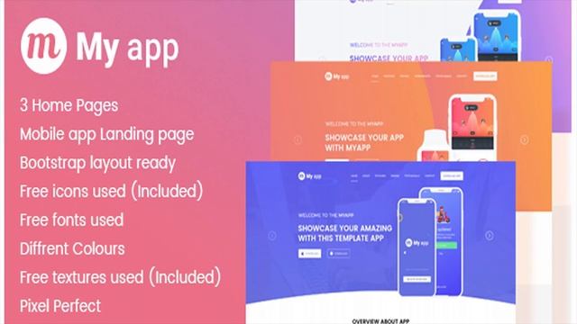 Myapp - App Promotional Landing Page Template | Themeforest Website Templates and Themes смотреть онлайн