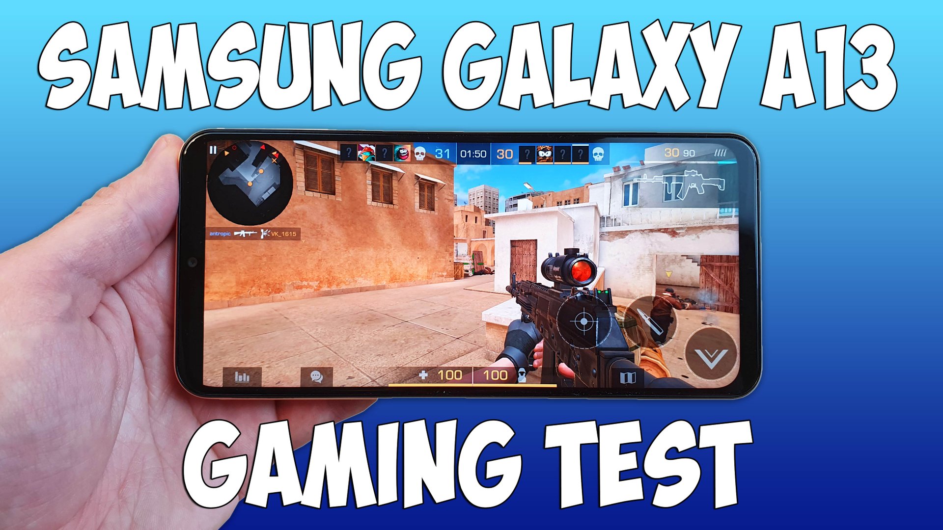 SAMSUNG GALAXY A13 GAMING TEST (EXYNOS 850) - ИГРОВОЙ ТЕСТ!