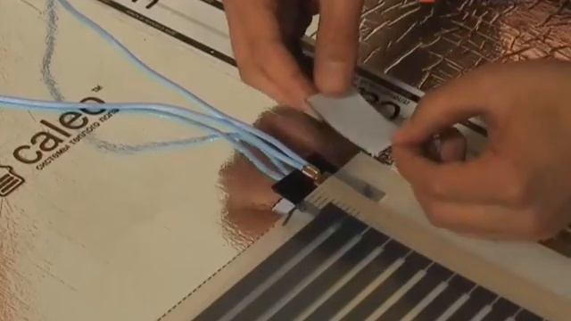 Монтаж тёплого пола Caleo смотреть онлайн