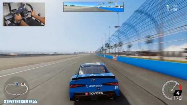 NASCAR HEAT 5 - FIRST GAMEPLAY & CHALLENGES (NASCAR HEAT 5/PC) FANATEC WHEEL