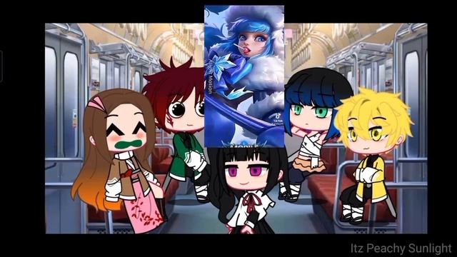 DEMON SLAYER REACT TO MLBB GIRS part 1{MOBILE LEGENDS} смотреть онлайн