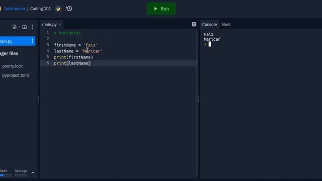 Coding 101 with python: Variables смотреть онлайн