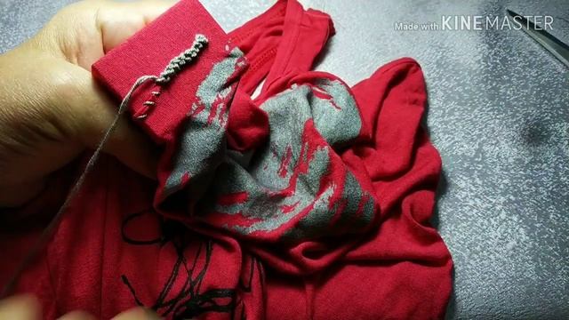 DIY.Швейные лайфхаки. Переделка рукава, зашить дырку на футболке.Remaking sleeves, sew a hole. смотреть онлайн