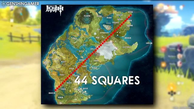 Genshin Impact | Map SIZE and MOVEMENT SPEED! смотреть онлайн
